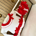 Red Bow Blouse & Jam Pant Set
