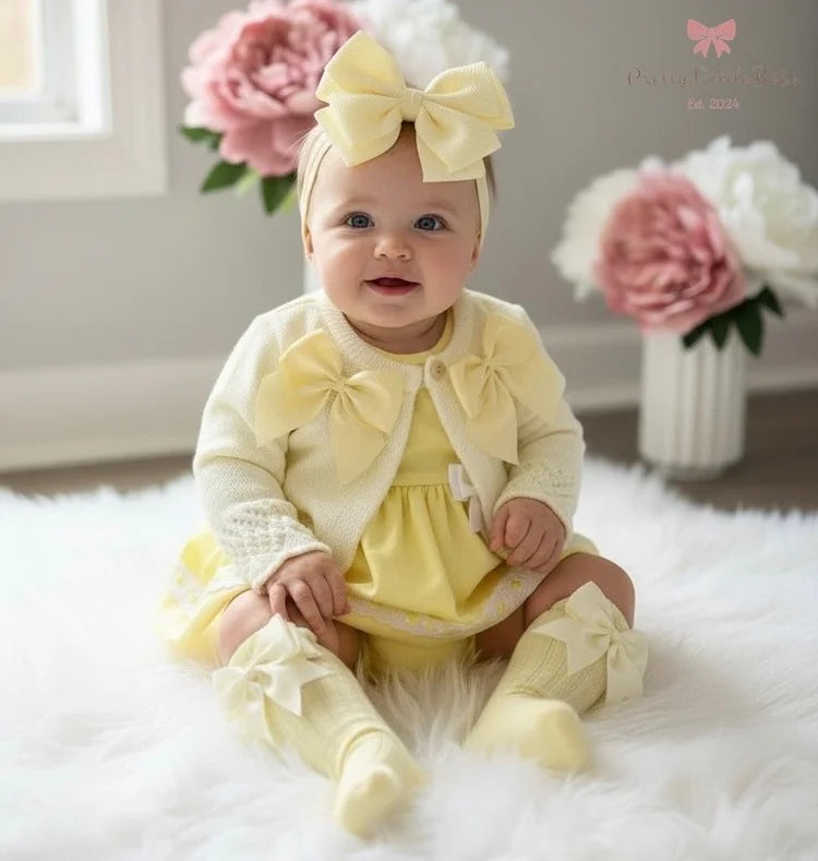 Lemon Luxury Spanish Dress With Pants